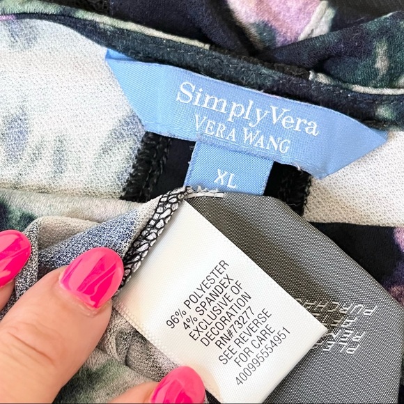 Simply Vera Vera Wang Sleevess Dress Womens Size XL - Picture 8 of 9